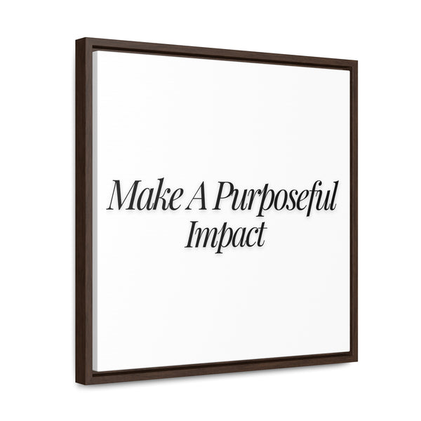 Make A Purposeful Impact Gallery Canvas Wraps, Square Frame, showcasing vibrant and impactful square frame wall art for home decor