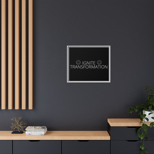 Ignite Transformation Matte Canvas, Framed (Multi-color) - vibrant and textured wall art for modern home decor
