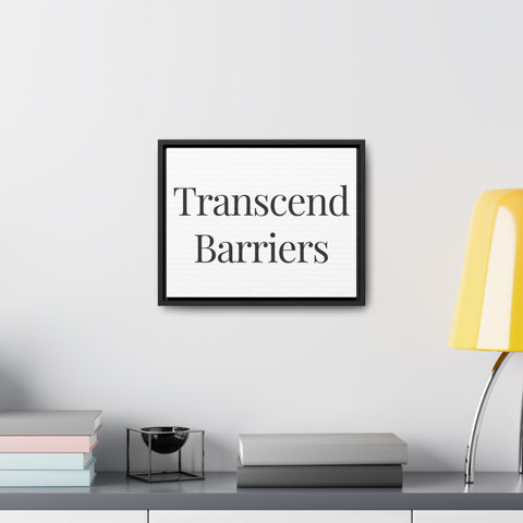 Horizontal gallery wrapped canvas print with solid face support