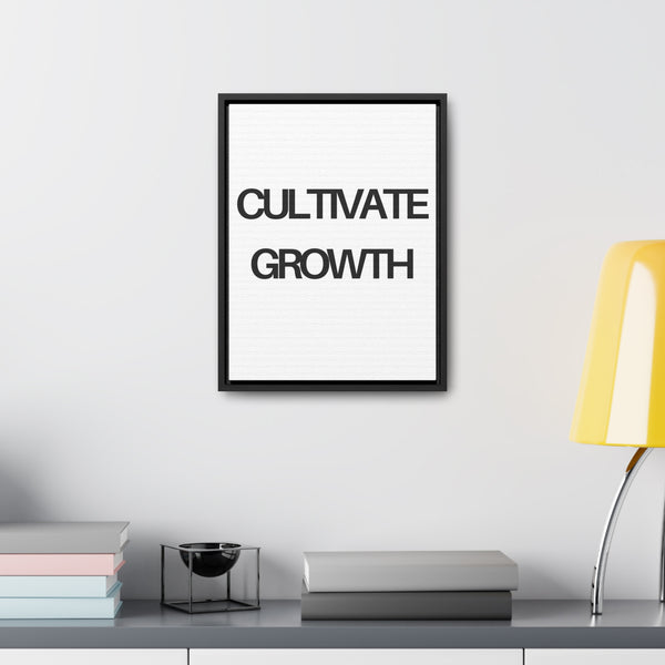 Vertical frame gallery canvas wrap with high-quality printing and durable construction