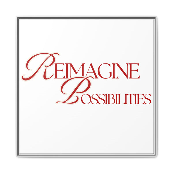 Multi-color matte canvas framed wall art for modern home decor
