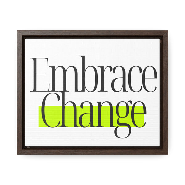 Embrace Change Gallery Canvas Wraps, Horizontal Frame - Beautiful contemporary artwork for your home or office decor