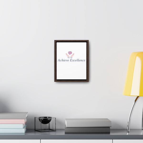 Vertical frame Achieve Excellence Gallery Canvas Wraps product display
