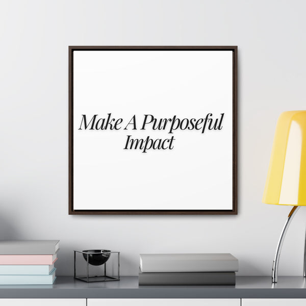 Make A Purposeful Impact Gallery Canvas Wraps, Square Frame for impactful wall decor in modern homes