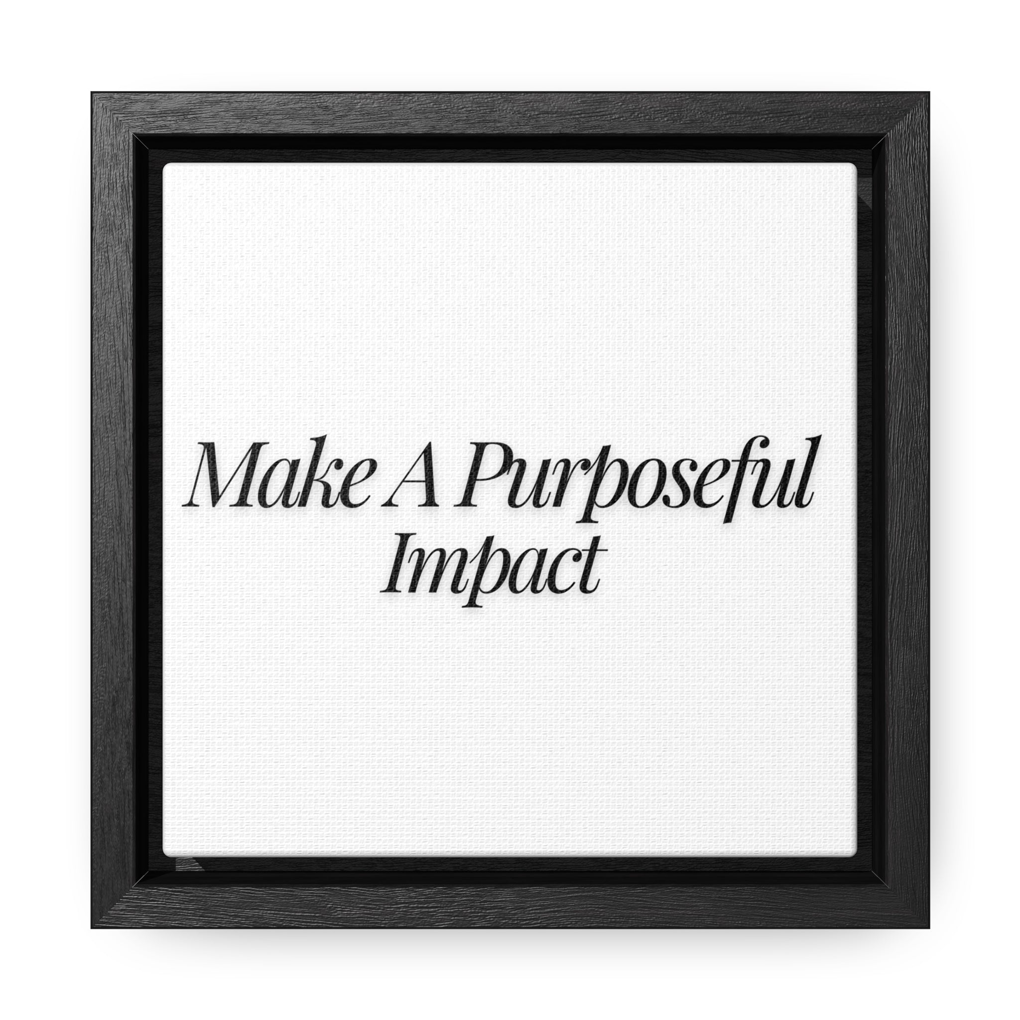 Make A Purposeful Impact Gallery Canvas Wraps, Square Frame showcasing high quality canvas material and stunning square frame design for impactful home decor