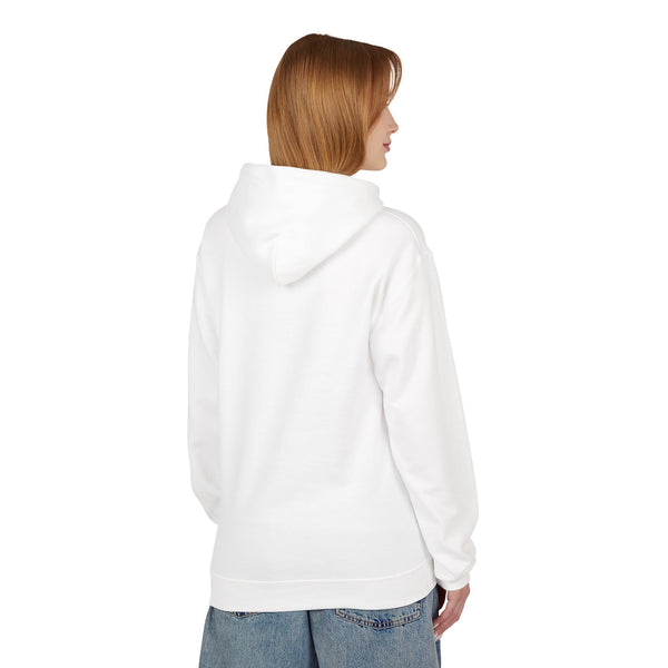 Soft premium feel hoodie made with 100% cotton face and medium-heavy fabric
