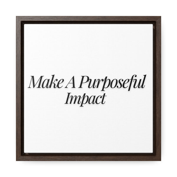 Make A Purposeful Impact Gallery Canvas Wraps, Square Frame showcasing stunning square frame canvas wrap design for impactful decor