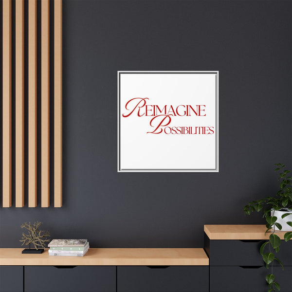 Multi-color matte canvas framed wall art for home decor