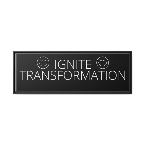 Ignite Transformation Matte Canvas, Framed (Multi-color) - vibrant and modern wall art for home or office decor
