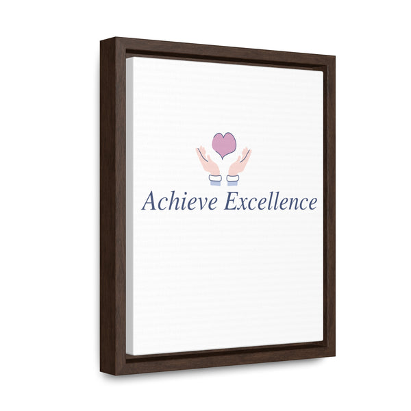 High-quality Achieve Excellence gallery canvas wrap with vertical frame for home decor
