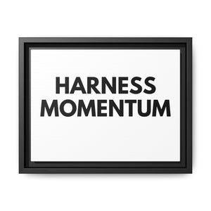 Wooden framed multi-color Harness Momentum Matte Canvas for home decor