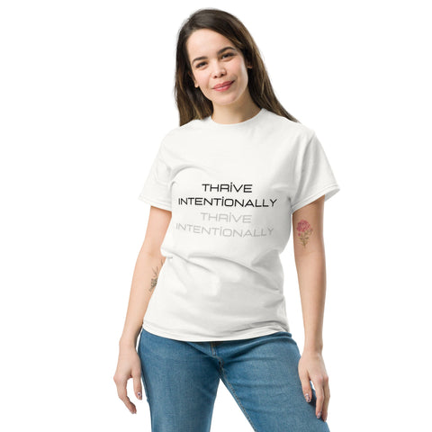 Thrive Intentionally Unisex classic tee