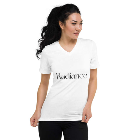 Radiance Unisex Short Sleeve V-Neck T-Shirt